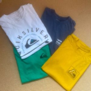 4 men’s surfer tees